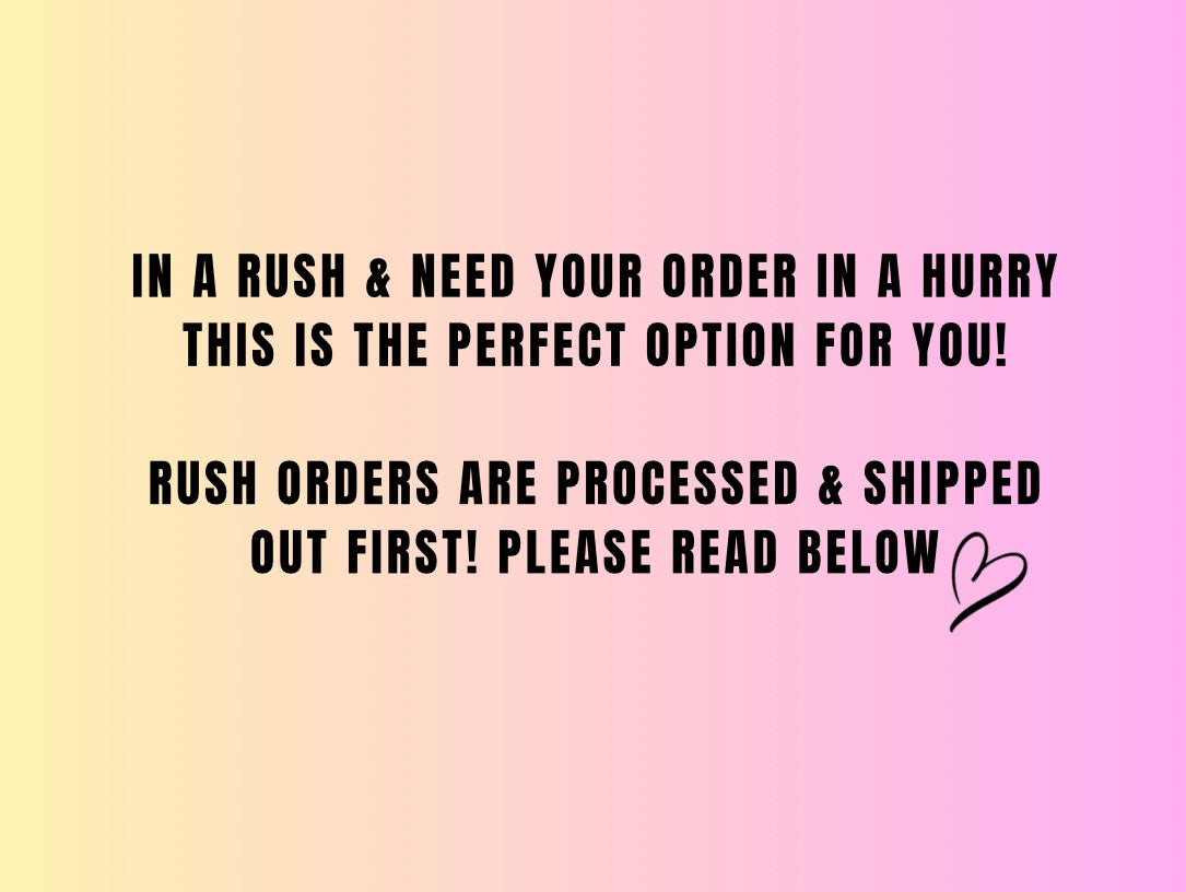 Rush My Order